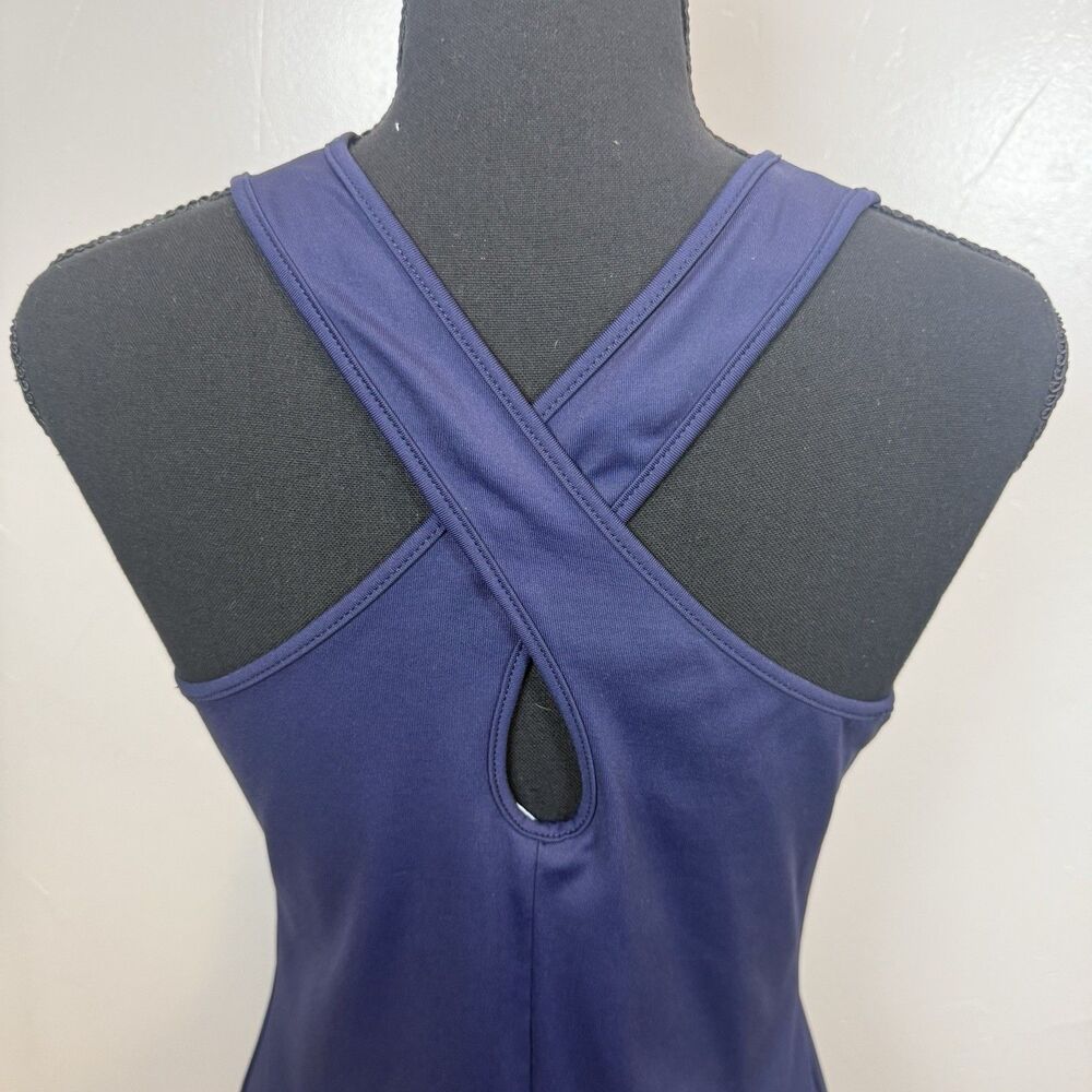 J. McLaughlin Tallula Dress Blue Size Small Catalina Cloth Summer Athleisure NWT - Picture 9 of 16